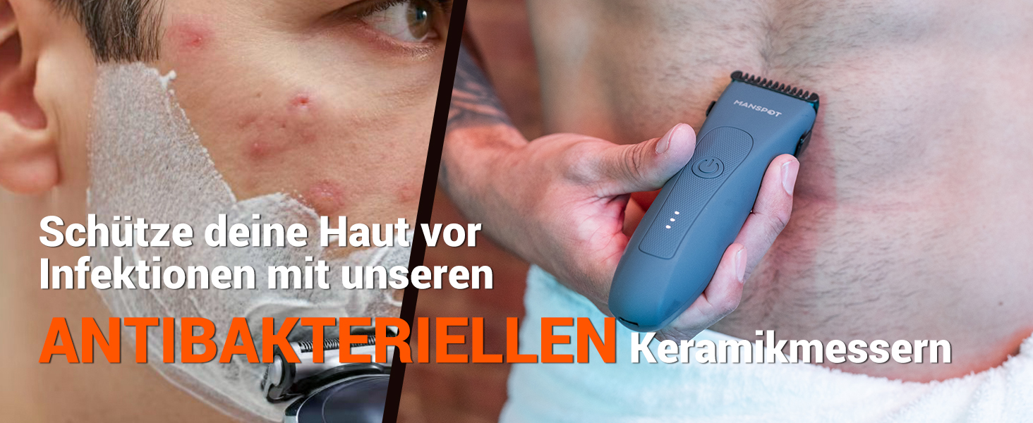 Триммер для тіла MANSPOT: чоловічий, вологостійкий, для інтимної зони, для тіла, для ніг, грудей, пахв, USB-C, для сухого та мокрого гоління