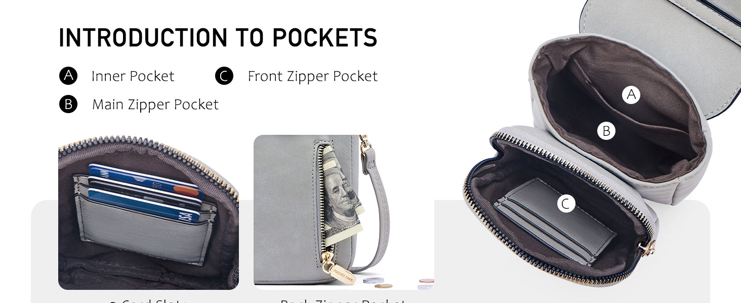 Сумка-органайзер на шию MUIIKOLA з RFID-захистом для телефону, велика місткість, екошкіра, чорно-коричнева