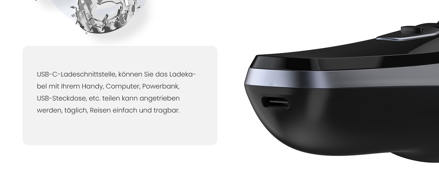 Електричний чоловічий бритва Sejoy, сухою та вологою, з поп-ап тримером, швидка зарядка 1 година, 3D плаваюча головка, LCD дисплей (сірий)