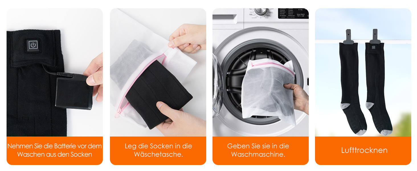 Гріючі шкарпетки Minthouz з керуванням через додаток для чоловіків та жінок | 4 режими нагріву & акумулятор 7,4V 3000mAh для тривалої теплоти | Можна прати в машині & перезаряджаються | Для активного відпочинку, походів, катання на лижах, кемпінгу