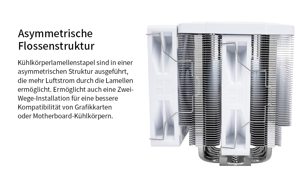 Кулер для процесора Thermalright Peerless Assassin 120 Digital ARGB White — двовежевий повітряний охолоджувач з цифровим дисплеєм, для AM4/AM5, Intel LGA1851/1700/1200