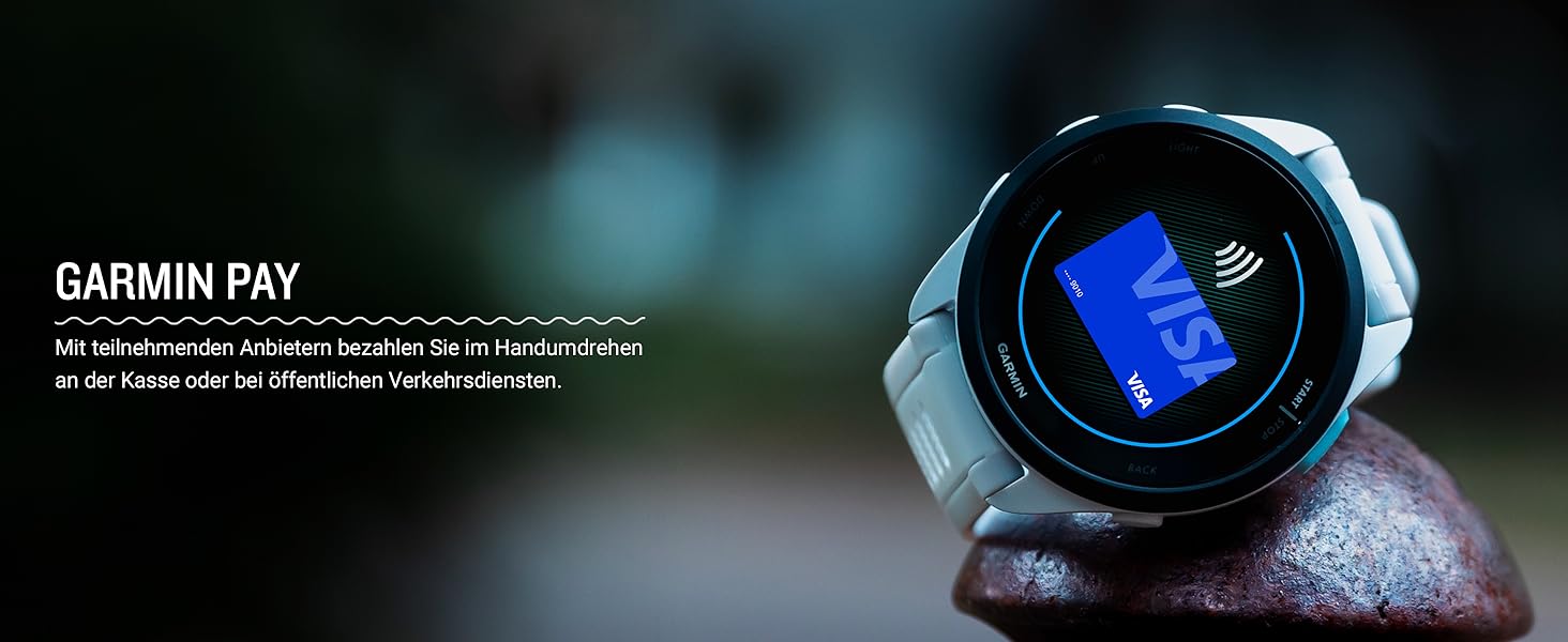 Garmin Forerunner 165 (43 мм) - Розумний годинник для бігу, AMOLED, 11 днів роботи, 25+ спортивних функцій, рекомендації тренувань, здоров'я, чорний