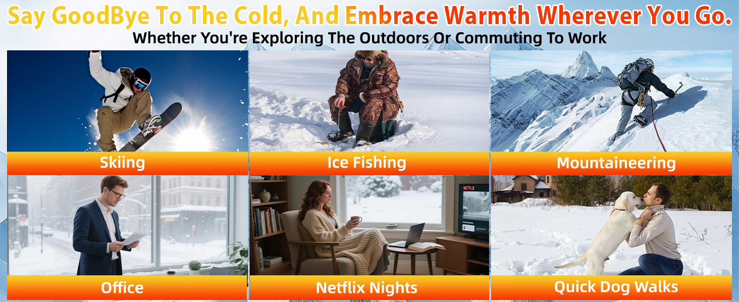 Обігріваюча жилетка для жінок та чоловіків з акумулятором 27000 mAh/7.4V, 17 зон обігріву, 3 режими температури, чорна, M-L