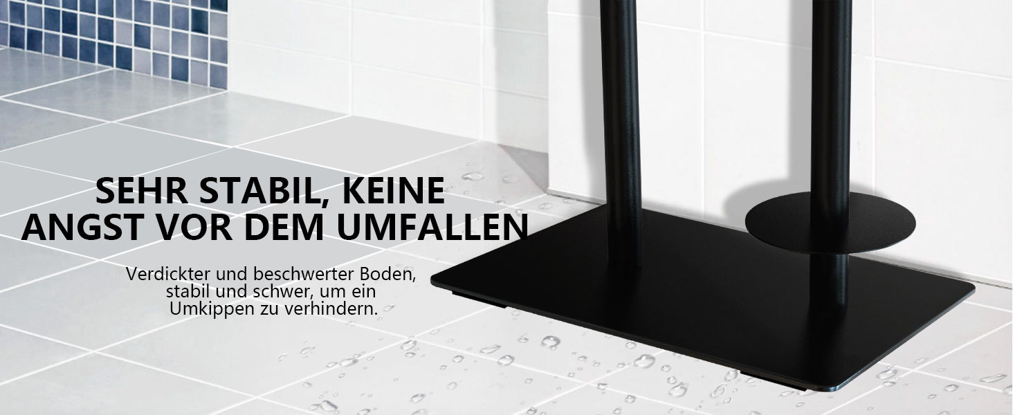 Підставка для туалетного паперу настільна з боксом для вологих серветок, з нержавіючої сталі, чорна матова