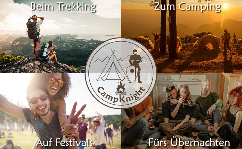 Ізомат для кемпінгу CampKnight 2-в-1: ультралегкий, компактний, зручний для сну і сидіння, з регульованою подушкою
