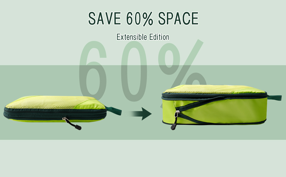 Набір органайзерів для валізи AiQInu: 5 шт. з компресією, для подорожей, з мішечком для взуття та білизни