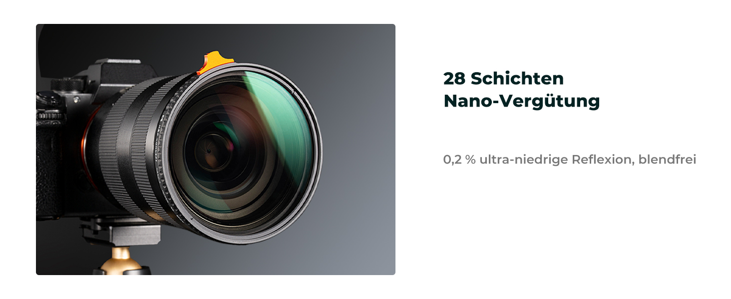 Фільтр K&F Concept 77mm Black Mist 1/4 та ND2-ND400 2-в-1 (Nano-Xcel Series)