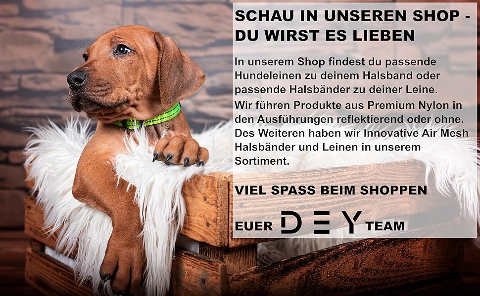 Преміум нашийник для собак DEY Air Mesh | Регульований | для малих, середніх та великих собак | багато кольорів та розмірів | нашийник для собак та котів | нашийники для собак | нашийник для цуценят | Рожевий, M [M/L] - 2,5 x 34-49 см Рожевий