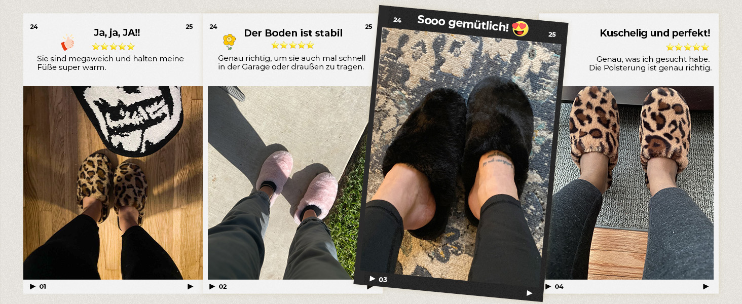 Жіночі плюшеві халапи від Snug Leaves з штучним хутром та Memory Foam, 38/39 EU, сірі