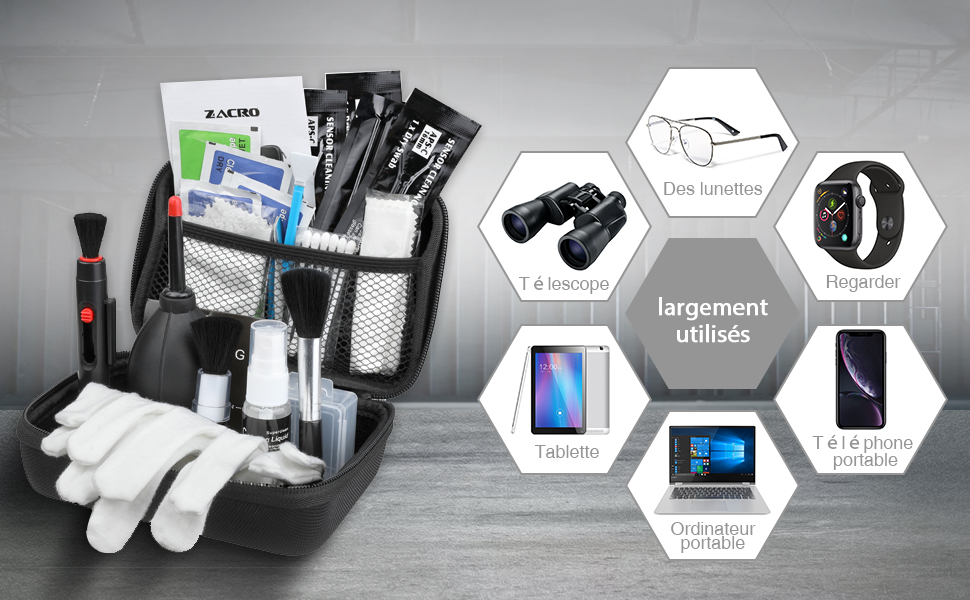 Набір для чищення цифрових дзеркальних фотоапаратів Zacro 14 в 1 (Canon, Nikon, Pentax)