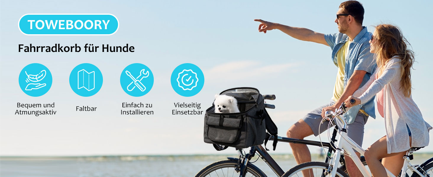 Кошик для собак на велосипед, сумка для домашніх тварин. Складаний кошик для велосипеда спереду для собак 2 в 1. Кошик для собак-рюкзак з адаптером для керма для маленьких тварин (вантажопідйомність 5 кг) (Чорний)