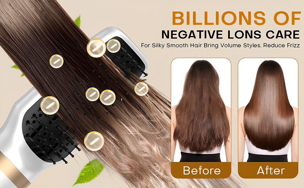 Airstyler 5 в 1: набір для укладки волосся з автоматичною завивкою, фен-щітка, 1000W, для об'єму, випрямлення та локонів