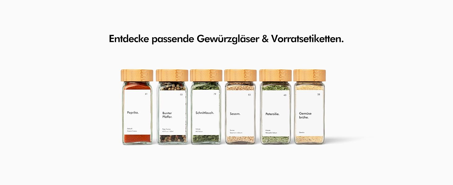 Скляні контейнери для зберігання KIVY з кришкою, 4 шт по 1200 мл - герметичні банки для продуктів, контейнери для кухні з бамбуковою кришкою