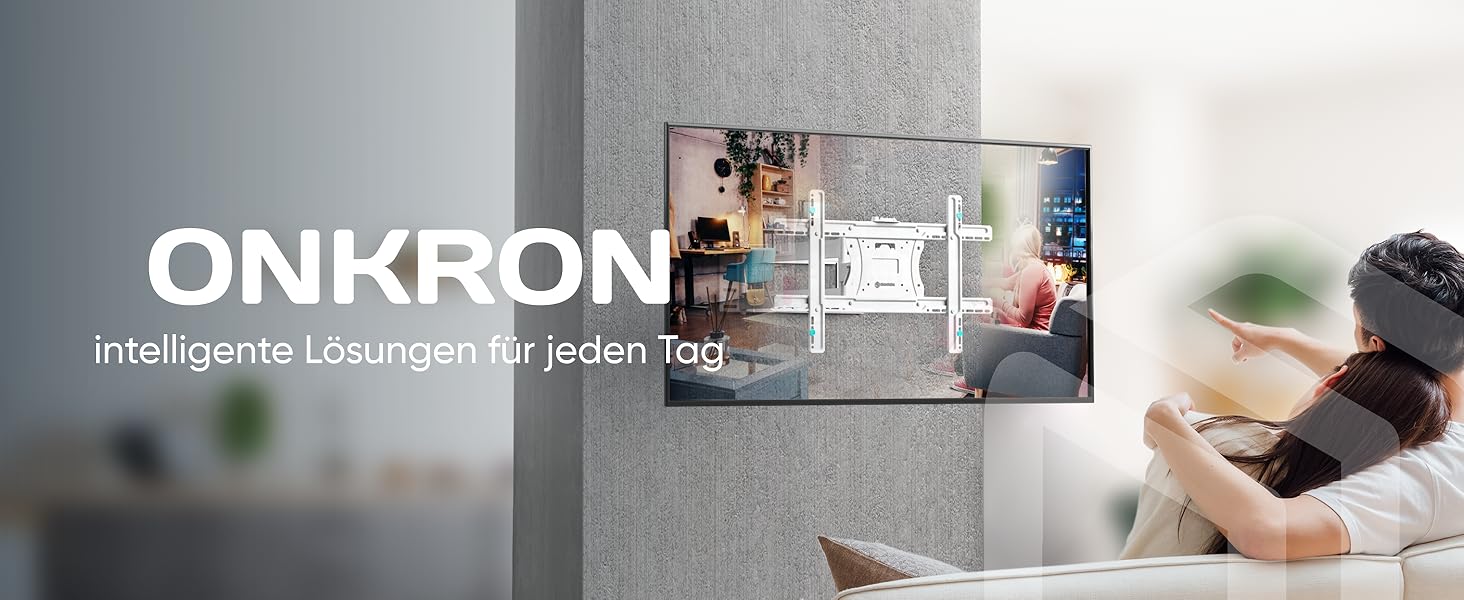 Кріплення для телевізора ONKRON M7L-B: поворотне, для 40-75