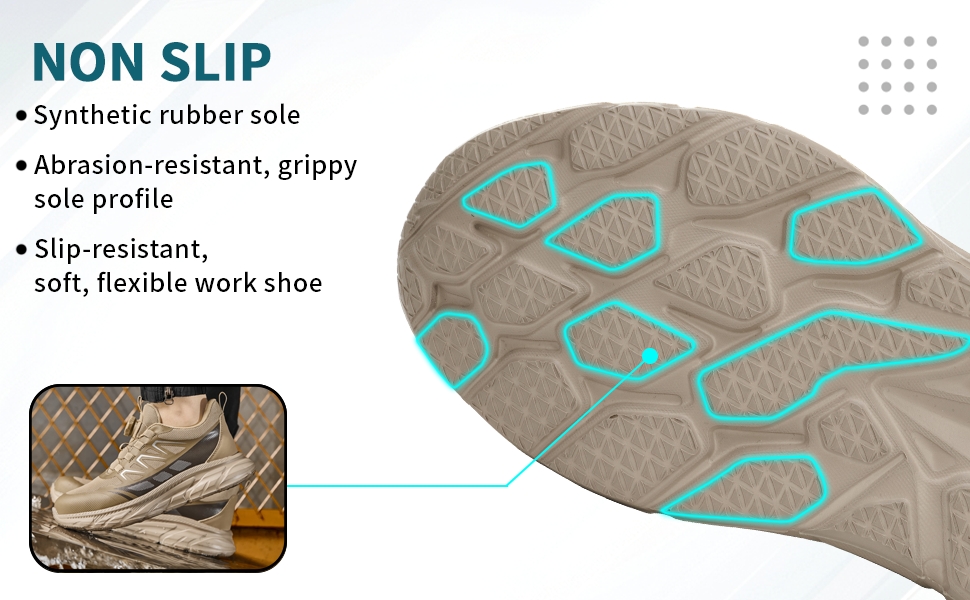 Робочі черевики для чоловіків та жінок. Зручні, дихаючі, з металевим носком. Індустріальні черевики для роботи з пряжками та шнурівками (41 EU, Хакі)