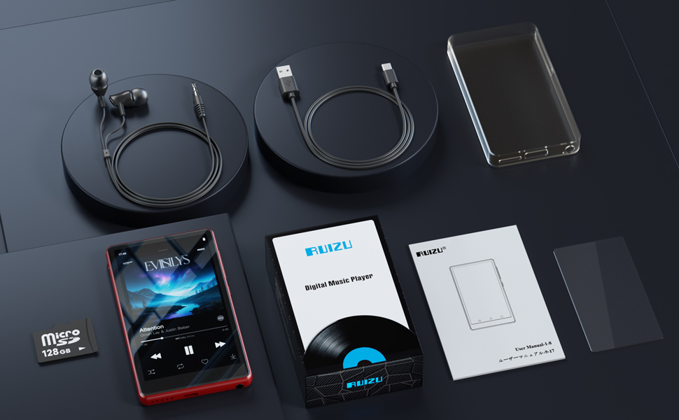 MP3 плеєр 163GB з Bluetooth, Spotify, WiFi, 4.5