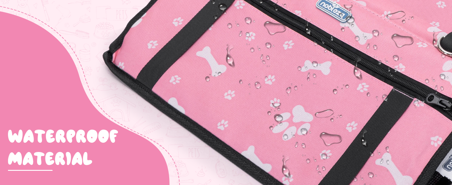 Nobleza Автокрісло для собак та котів, переноска для тварин, рожева, 40x34x25 см