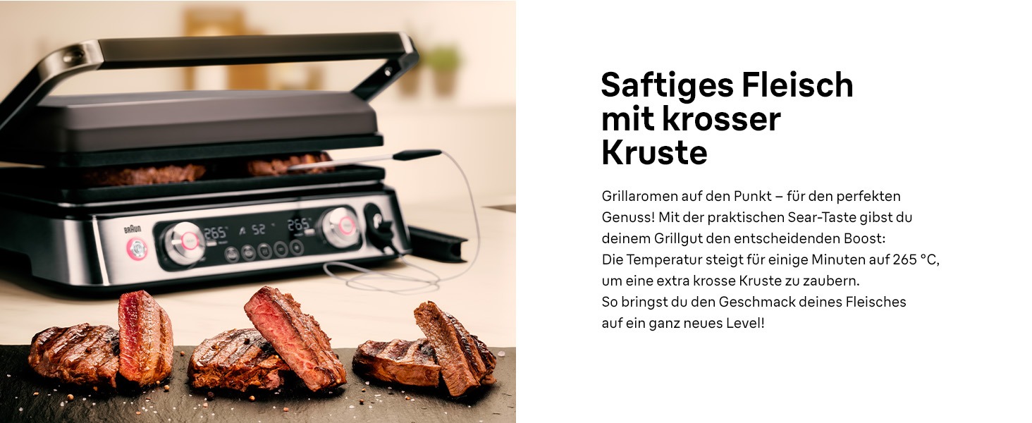 Електричний гриль Braun MultiGrill 7 CG7020: контактний гриль, BBQ та духовка 3-в-1, велика поверхня (12 бургерів), 2000W, 230°, миється в посудомийній машині, з піддоном для жиру, для дому