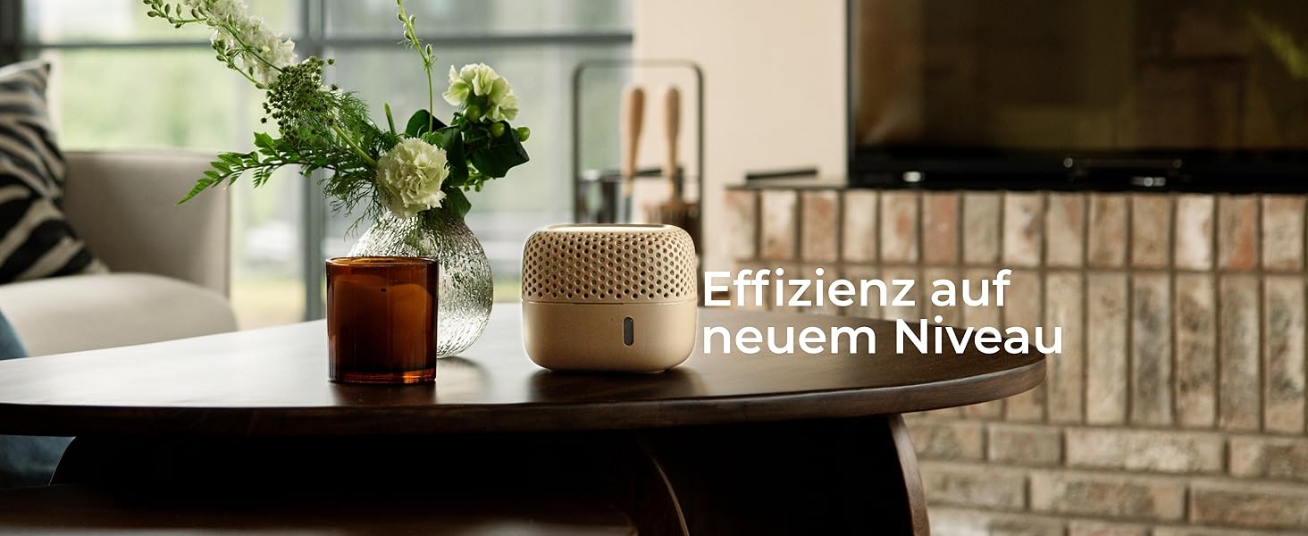 Безструменевий осушувач повітря AbsoDry до 25 м² - з поповнюваним пакетом - з переробленого пластику - для вітальні, ванної кімнати, підвалу - осушувач для квартири