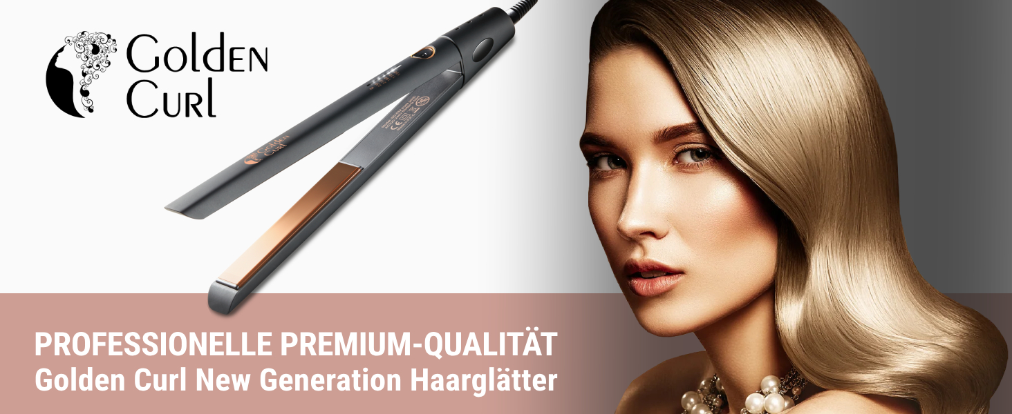 2-in-1 Hair Straightener & Curling Wand - Control Rose Gold - 5 Year Warranty