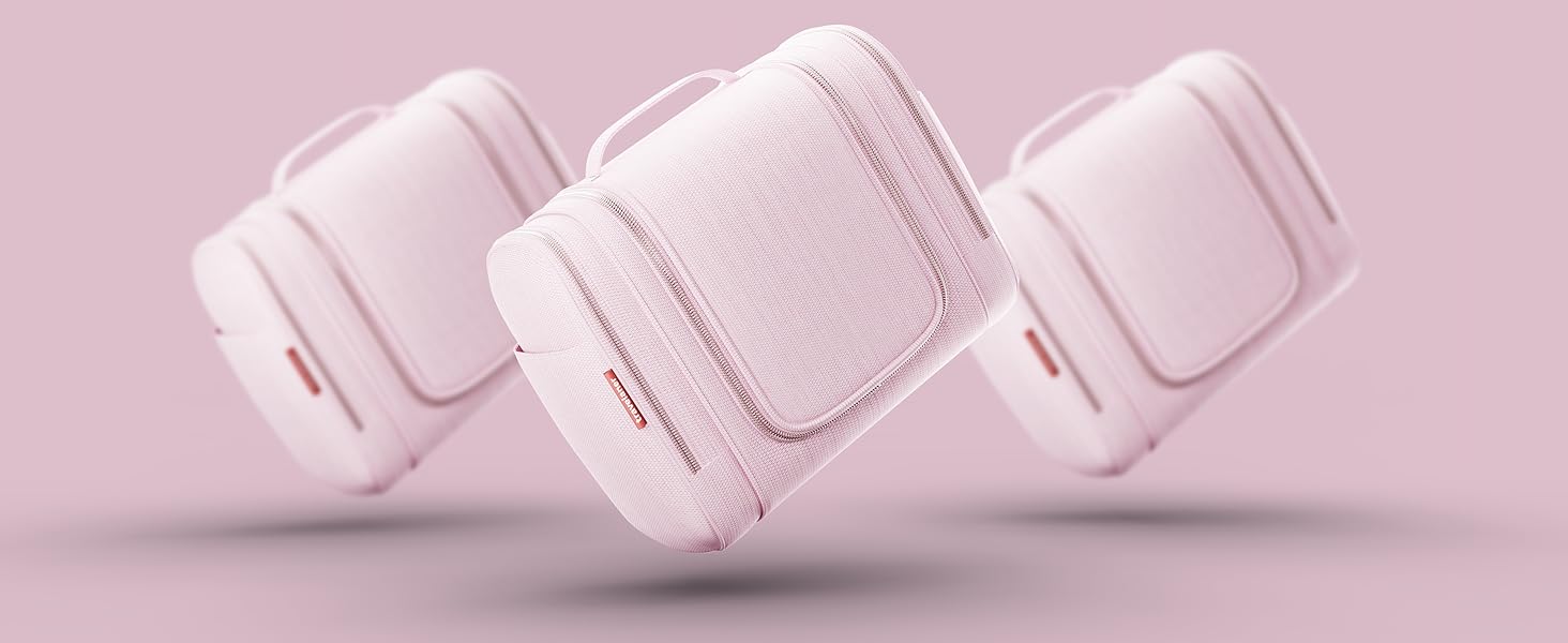 Чохол-органайзер для подорожей Traveaner, 7 відділень, 3-в-1, водонепроникний, рожевий, XXL