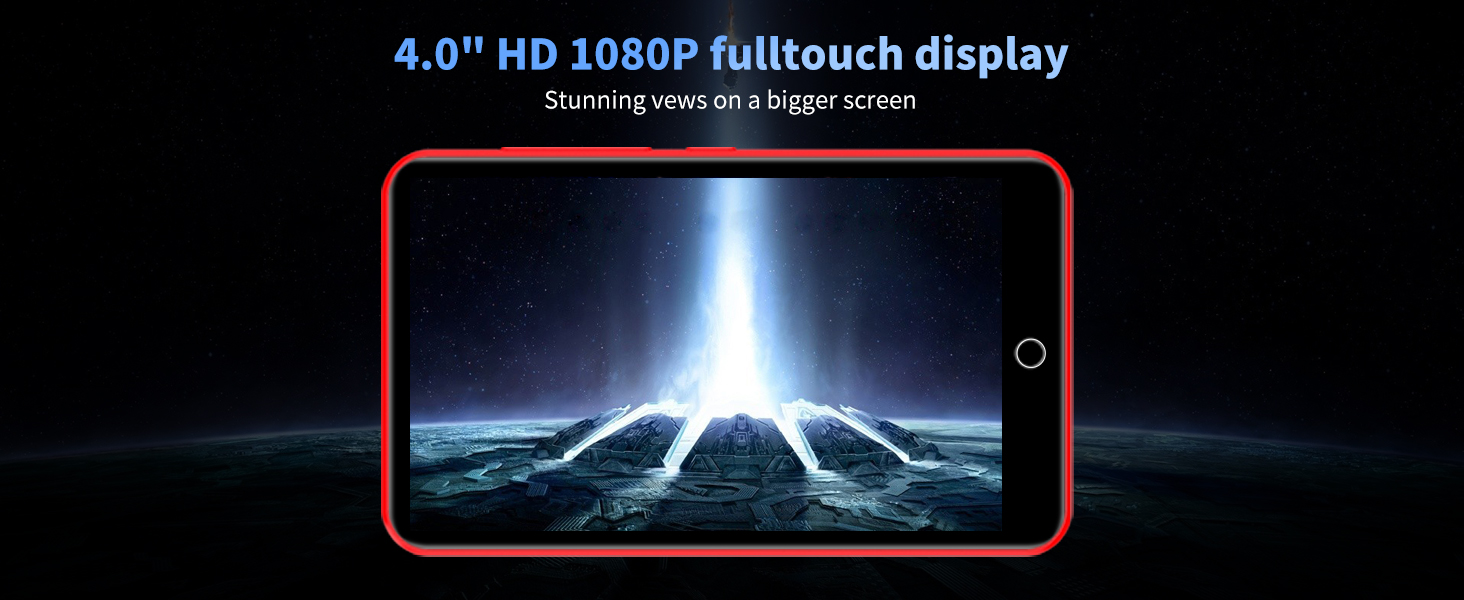 MP3 плеєр 80GB з Bluetooth та WiFi, 4.0