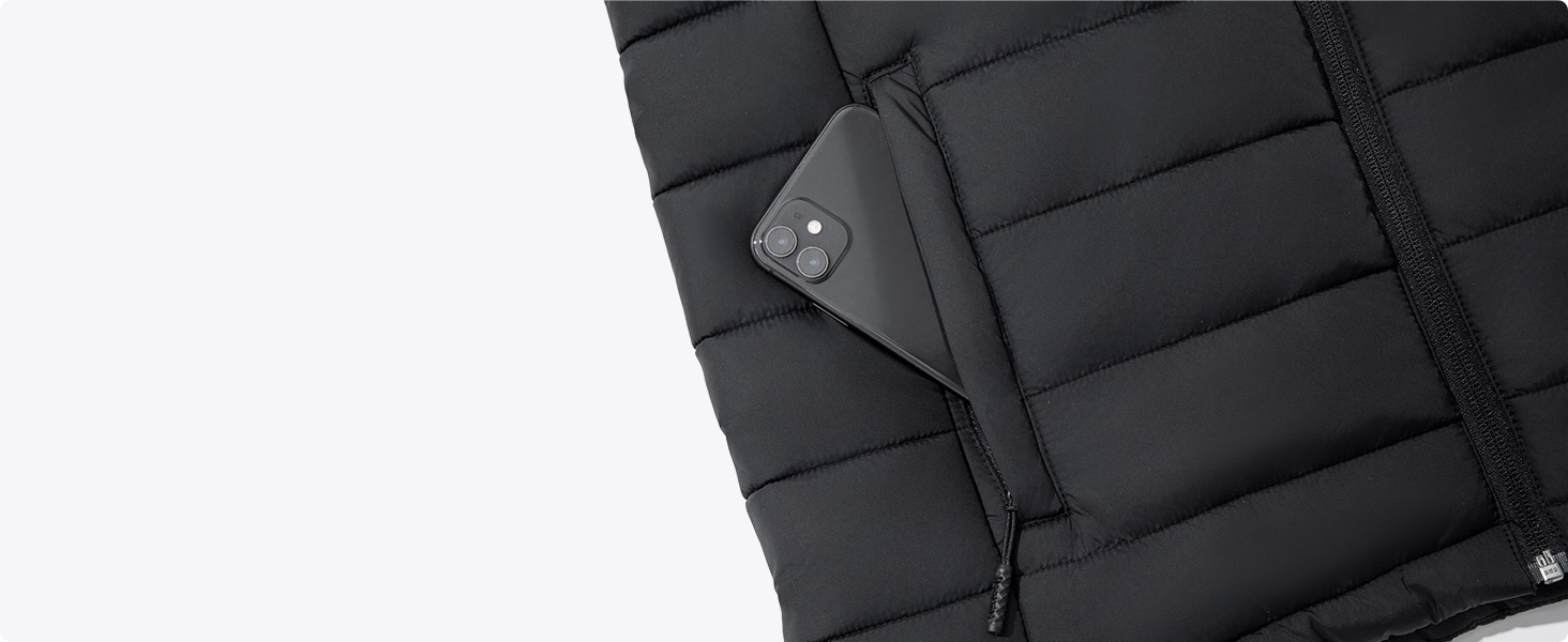 Електрична грійна жилетка для чоловіків з Powerbank 16000mAh 7.4V, 9 зон нагріву, для катання на лижах, активного відпочинку, велосипедної їзди, XXL, чорний