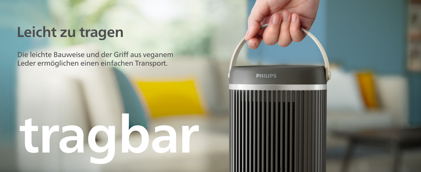 Керамічний тепловентилятор-товпіль Philips Smart 5000 серії, 2000 Вт, чорний