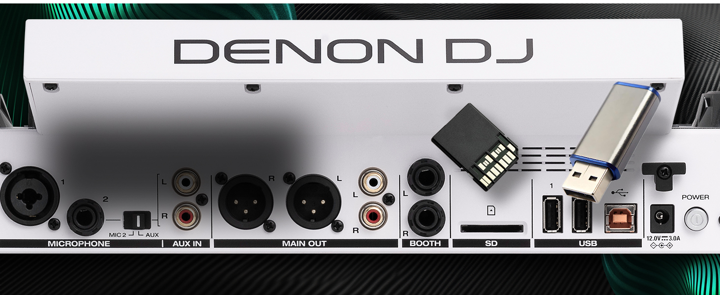 DENON DJ SC LIVE 4 - DJ контролер з розділенням на стеми, Wi-Fi, вбудовані колонки, сумісний з Serato DJ та Virtual DJ
