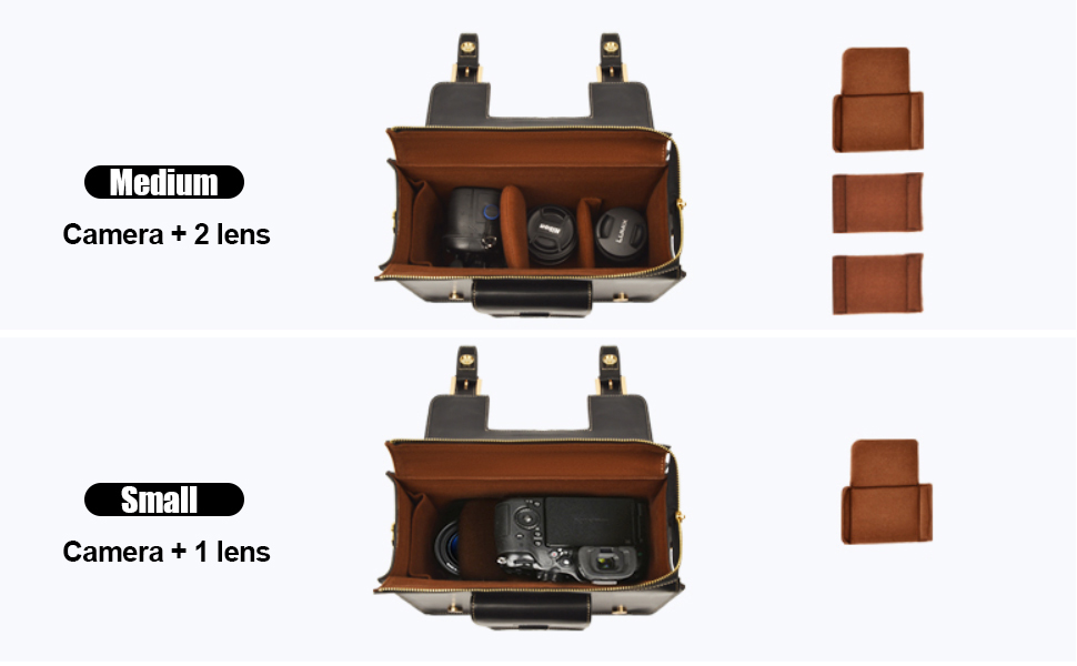 Чохол для камери Cwatcun: водонепроникний, ретро-дизайн, сумісний з Canon, Nikon, Sony (SLR/DSLR, беззеркальні)