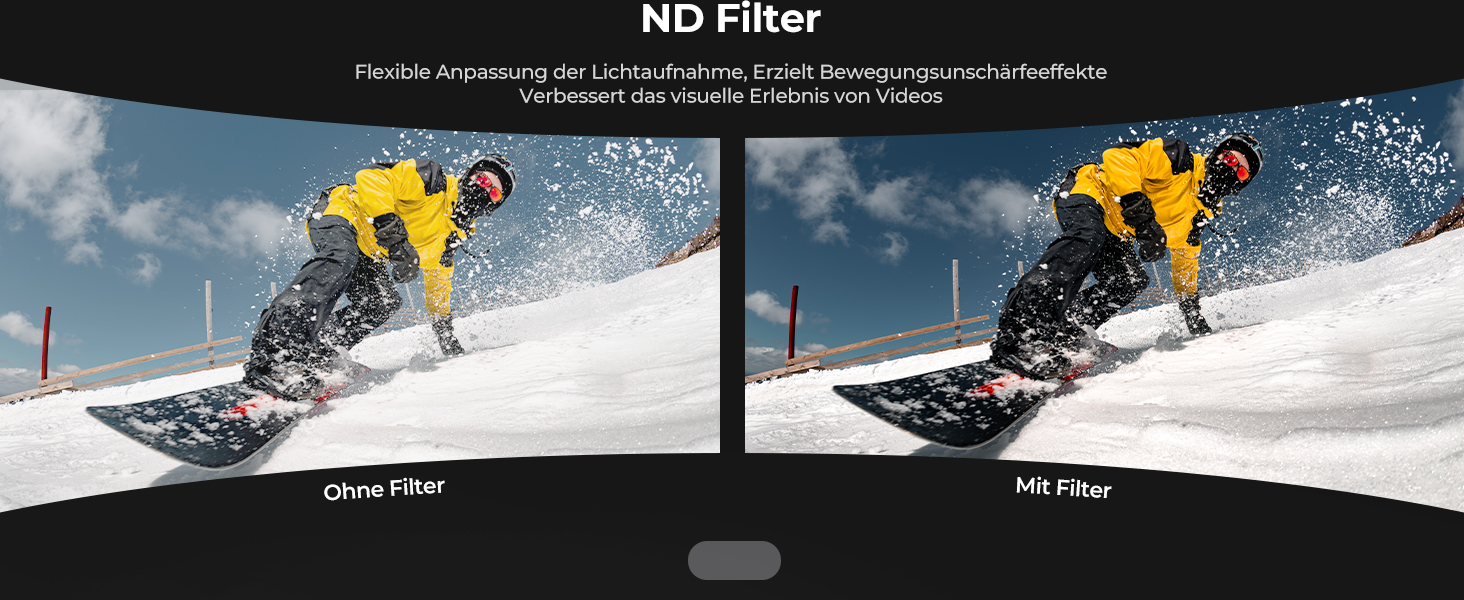 Набір фільтрів K&F CONCEPT ND для DJI Osmo Action 6: ND8, ND16, ND32, ND64 - 4 шт.