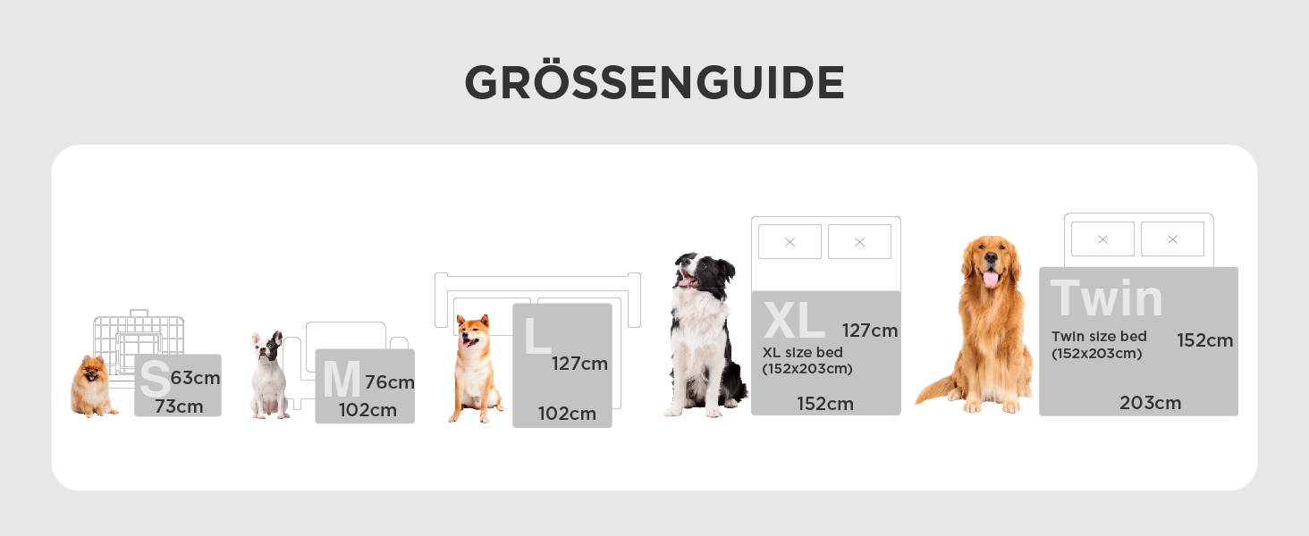 Водонепроникний коврик для собак BEDSURE великих порід - 127x102 см, миючий, з Sherpa Fleece, для захисту дивану, коврик для котів, сірий