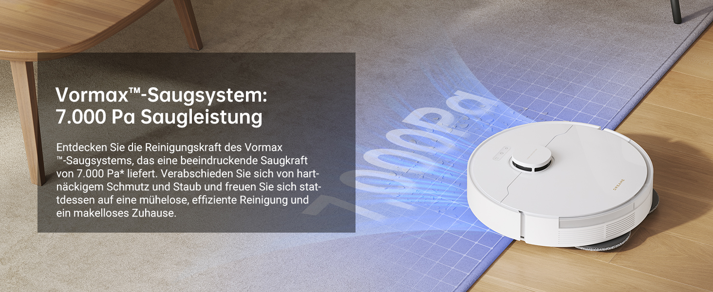 Робот-пилосос Dreame L10s Pro Gen2: 13000 Па, DuoBrush для шерсті тварин, суха та волога прибирання, LDS-навігація, 5200 mAh