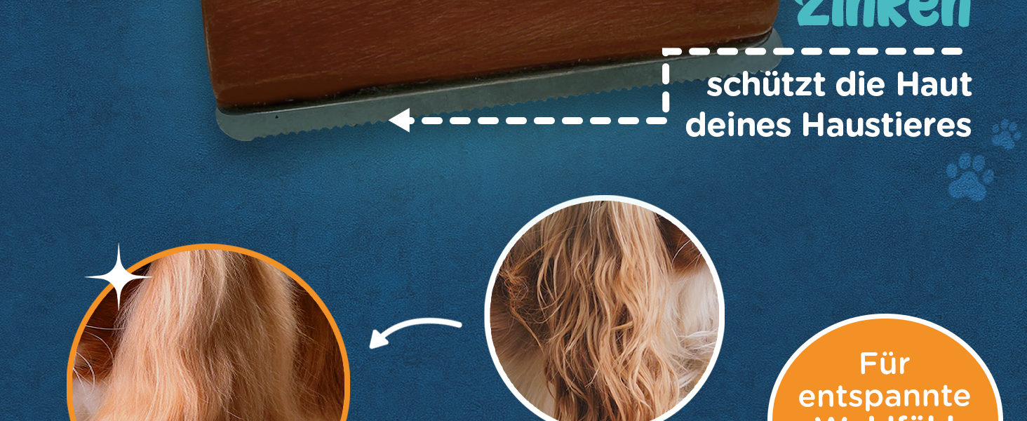 Двостороння щітка для собак та котів HomePetWorld - для догляду за довгою та середньою шерстю, видаляє клубки та підшерстя