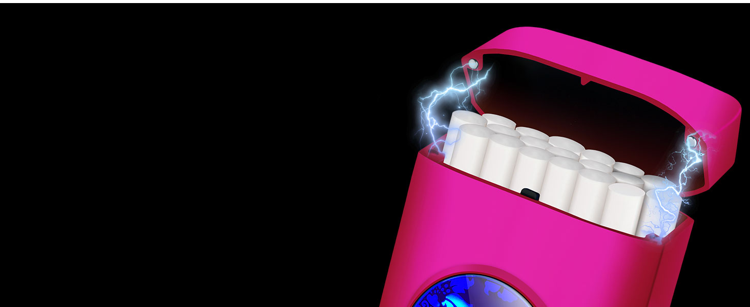 Вишуканий тютюнониця з запальничкою Lafagiet XL666 для 18 сигарет King Size, LED-дисплей, подарунок на День батька