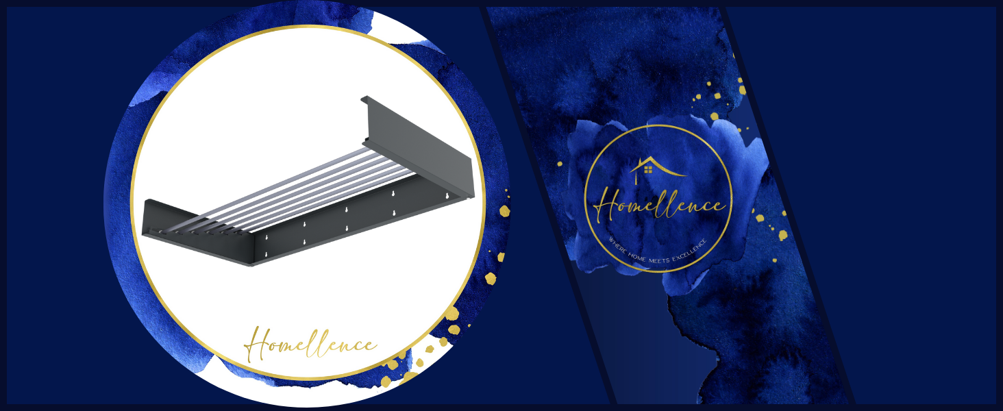 Настінна сушилка для білизни Homellence - розтяжна, 3,50 м, біла