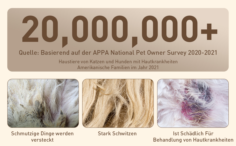 Безшумна машинка для стрижки собак та котів з 2 швидкостями, акумуляторна, бездротова, з 11 насадками (чорний/золотий)