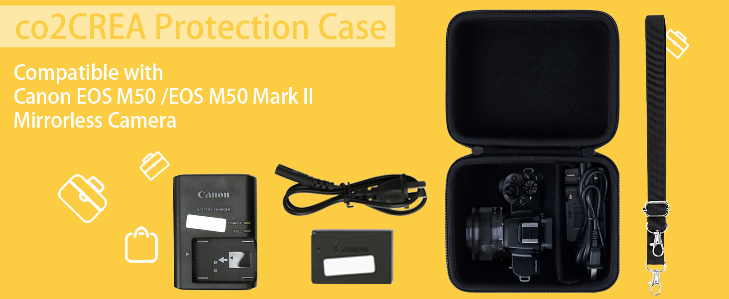 Чохол для Canon EOS R100/R50/M50/M50 Mark II – co2CREA Harte Kameratasche