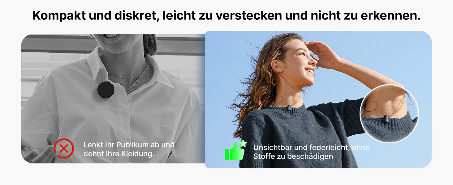 BOYA MINI 2 - Бездротовий мікрофон-лавал'єр для iPhone, Android, Vlogging, YouTube, Streaming. Чорний (2TX+1RX, Type-C)