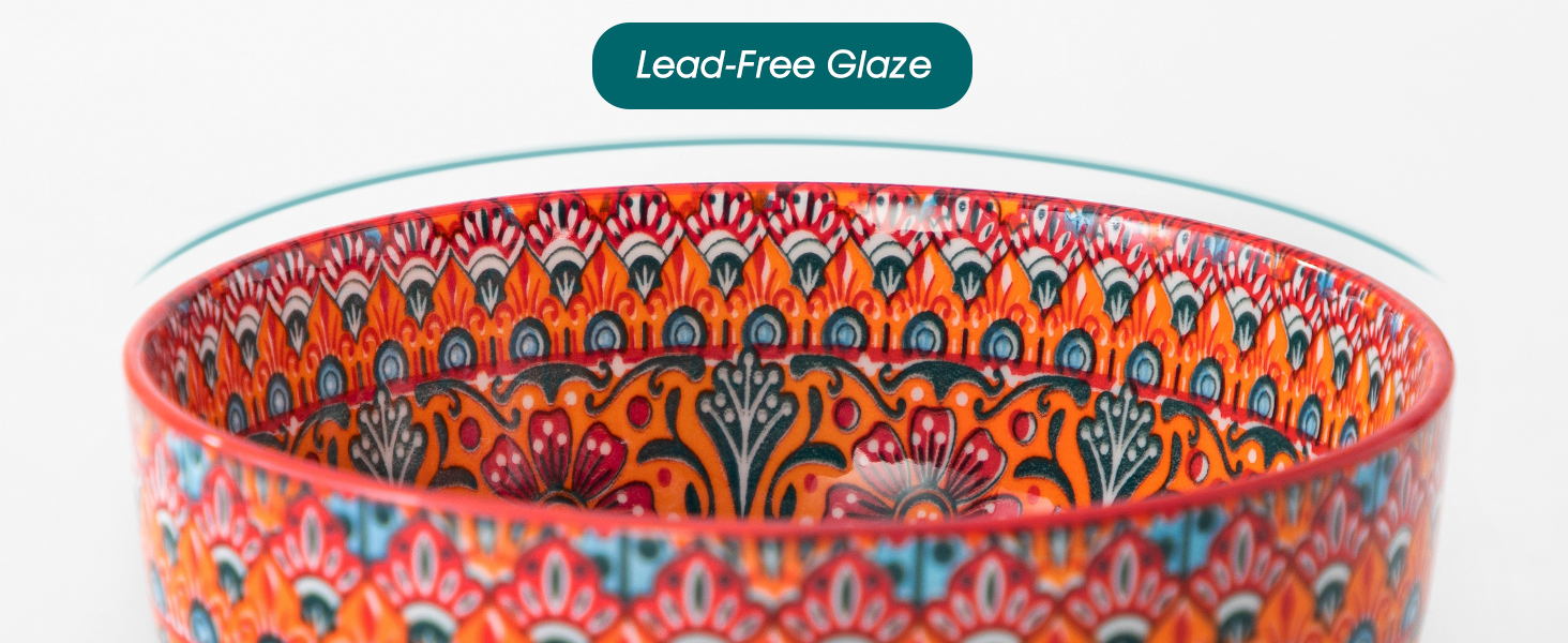 Набір з 6 порцелянових супових тарілок Vancasso (6x840мл) для мюслі, супу, салату, рамену, десерту та інших страв