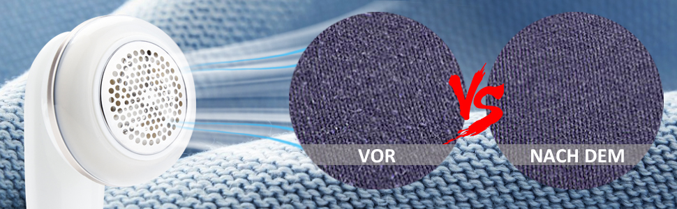 Електричний видальник для одягу Fusselschneider з кабелем, подвійним захистом, безпечним замиканням та щіткою для чищення різних тканин (Рожевий)