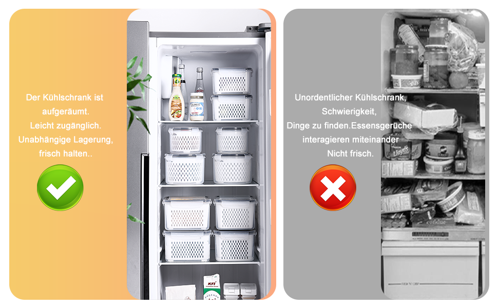 50 великих контейнерів для зберігання їжі з кришкою, герметичні | Без BPA | Стекніть | Для приготування їжі | Морозильник та мікрохвильова піч | 25 контейнерів + 25 кришок | Безпечні від протікання (24 контейнера для зберігання їжі)