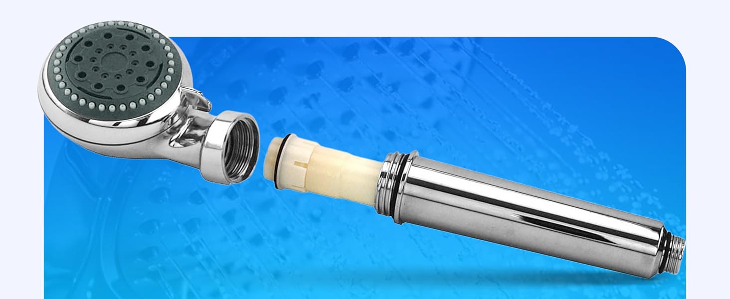 Фільтр для душу від легіонели Legionellenfilter Safety Chrome - сертифікований, миттєвий захист, висока якість