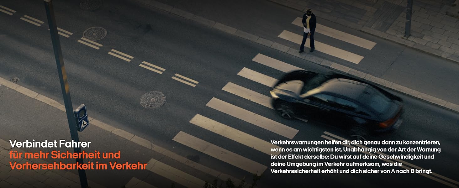 OOONO CO-DRIVER NO1: Попереджає про радари та небезпеки на дорозі в реальному часі, автоматичне увімкнення через Bluetooth зі смартфоном, дані Blitzer.de