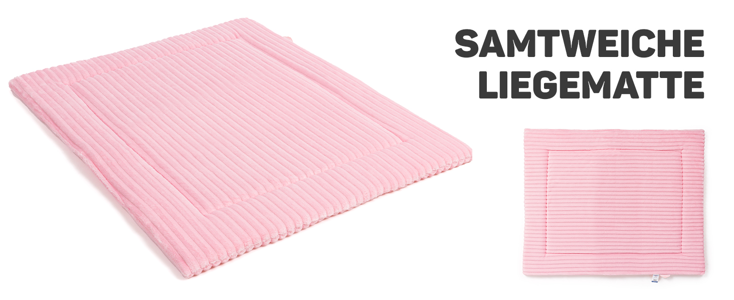 Килимок для собак Wallace & Jone Cardi, 60x45 см, світло-блакитний, для маленьких собак