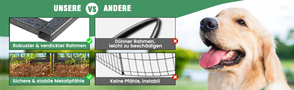 Металевий вольєр для собак та котів Costway 80 см, 8-секційний, чорний