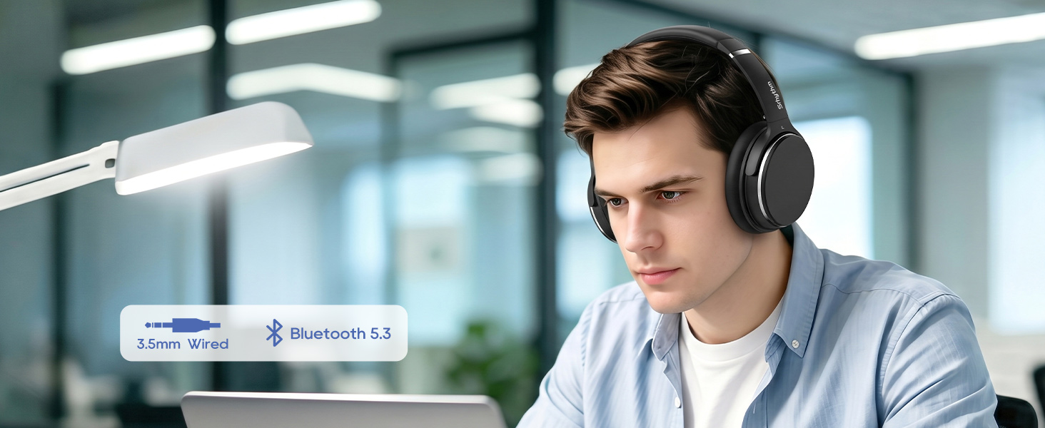 Бездротові навушники з активним шумозаглушенням Srhythm NC25, Bluetooth, Hi-Fi звук, глибокий бас, NFC, вбудований мікрофон, чорні