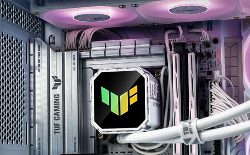 ASUS Prime LC ARGB LCD - водяне охолодження CPU з РК-дисплеєм (2.3 дюйми, помпа Asetek, 3 вентилятори ARGB, сумісність Intel LGA 1851/1700/1200/115X, AMD AM5/AM4)