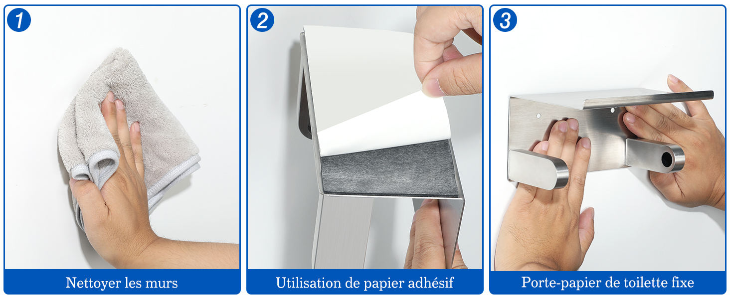 Тримач туалетного паперу Mooche з нержавіючої сталі, 17,5 см, полірований – надійний для ванної кімнати та дому