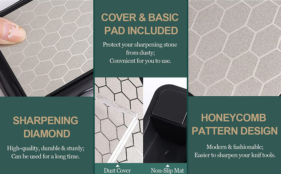 Двостороння алмазна точилка Kalolary 400/1000 для ножів, ножниць, кухонних та туристичних інструментів